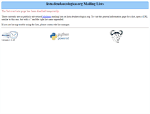 Tablet Screenshot of lista.deudaecologica.org